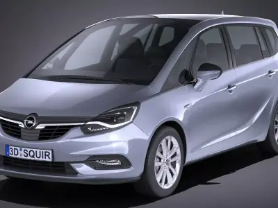 Opel Zafira 2017 3D model