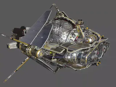 Civilian DROMEDARY Fission Drive Section 3D model