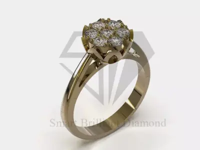 printable jewelry ring model fr0067 3D print model