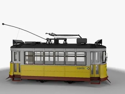 LISBON TRAM 3D model