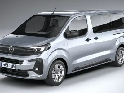 Opel Vivaro L3 Passenger 2024 3D model