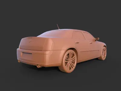 Chrysler 300 2008 3D print model