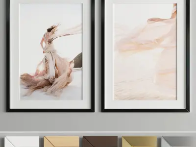 Art Frame A12 Low-poly 3D model