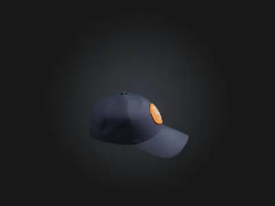 Cap model Low-poly 3D model