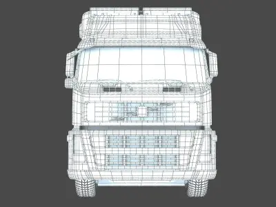 Out side Broadcasting Van 3D model