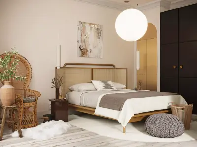  Bedroom interior 19 3D model