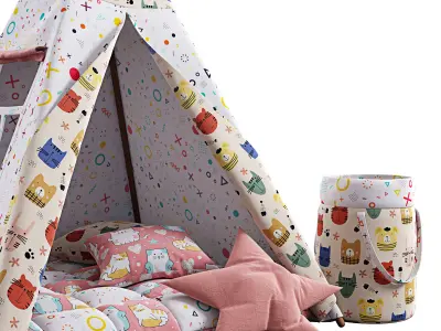  Kids Wigwam  3D model