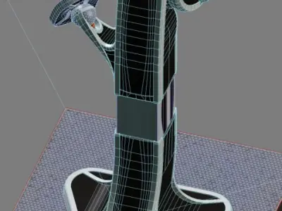 Telecommander steering post 3D model