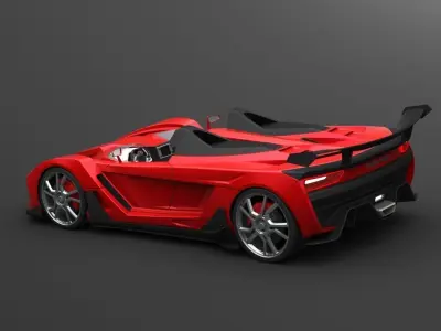 Alena Roadster Concept 3D model