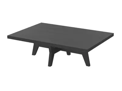 Kaza Rect Cocktail Table 3D model