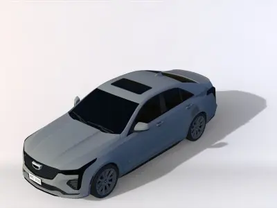Cadillac CT4-V  3D model