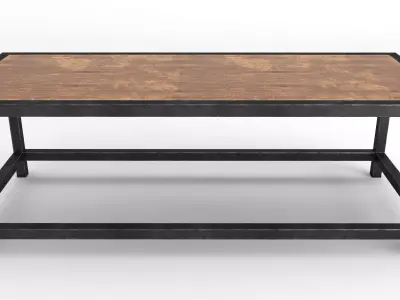 Home n people Garden - Industrial Coffee Table 3D model