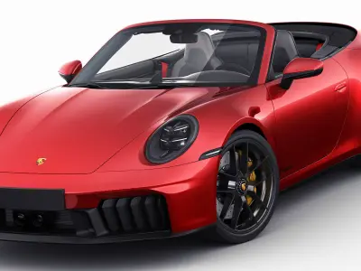 Porsche 911 Carrera GTS Cabriolet 2025 3D model