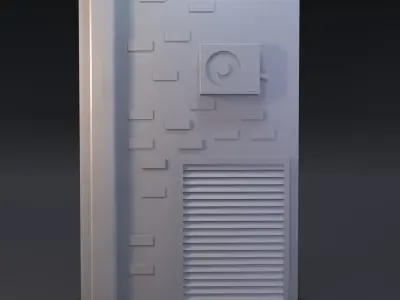 Decorative street between books 3D print model