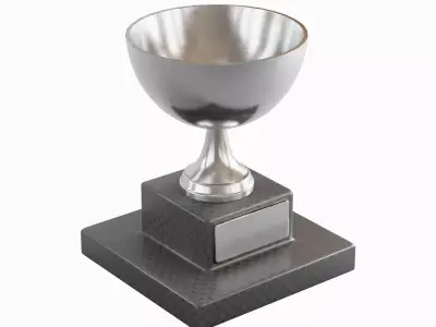 Trophy Cup 02 Low-poly 3D model
