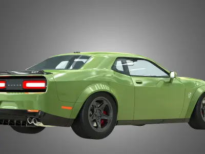SRT HellCat -  Challenger 2021 3D model