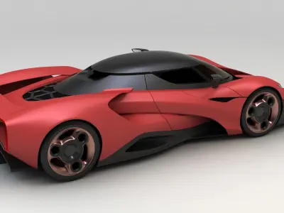 Supercar Sanca-3 3D model