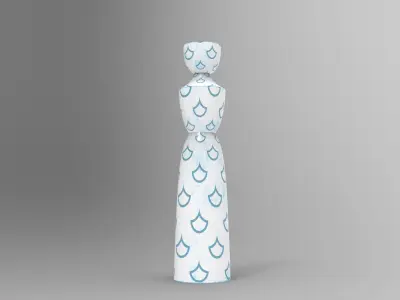 Nac Candlestick Low-poly 3D model