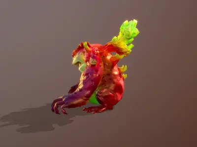 Gorgy 3D Animations Low-poly 3D model