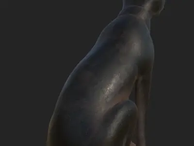 Cat Stature 3D model