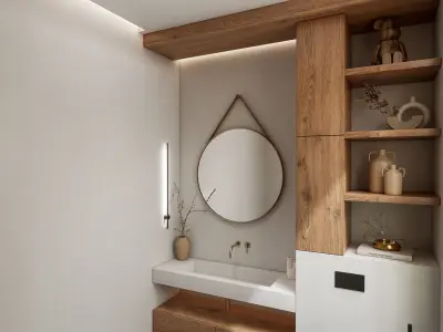 Bathroom 60 3D model