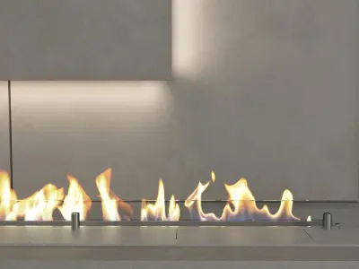 TV wall set 30 3D model