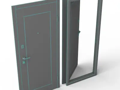 Mechal Door 3D model