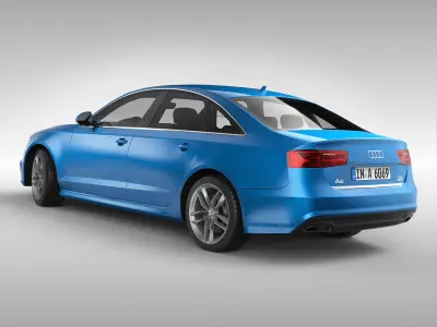Audi A6 2017 3D model