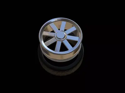 4 PACK WHEELS CUSTOM MODEL CAR RIMS WITH TIRE Free 3D print model