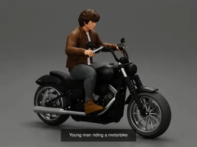 3 Models for Motobikers 3D Model Pack
