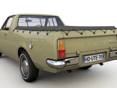 HOLDEN HG UTE KINGSWOOD 1970 3D model