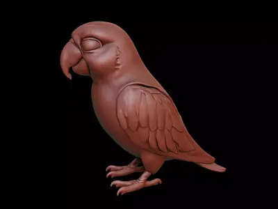 Parrot Animal Sculpture 3D print model purchase