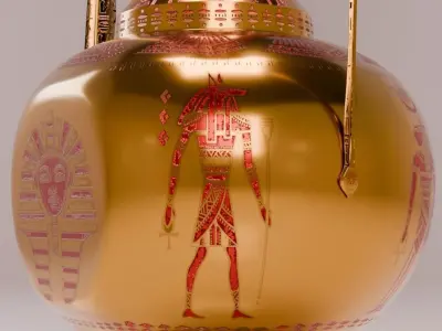 Antique Amphora Egypt 3D model