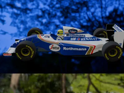 Williams Formula 1 1994 for Ayrton Senna Low-poly 3D model