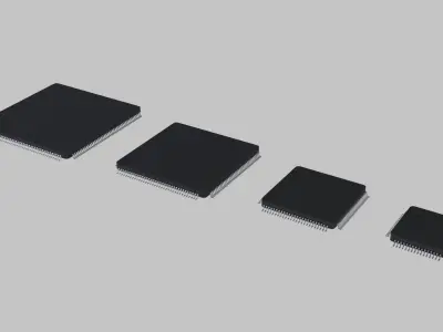 Microchip Pack 3D model