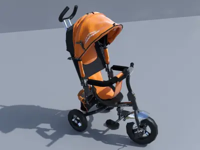 Kids Smart Trike Bike 3D model