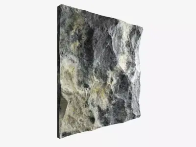 320-RockPanel piece of rock 3D model