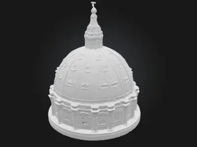 Dome Model  Classic Geometry for Grand Architectural Statements 3D model