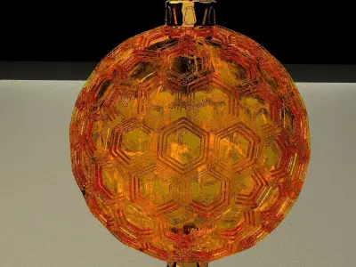 Chinese Red Lantern 3D model