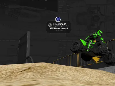 SMARTCARS AI ATV Motocross Simulations v2 3D model
