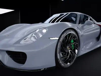 Porsche 918 Spyder 2016 Free 3D model