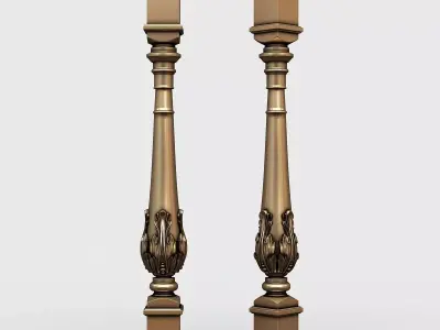 Classic baluster 3D model