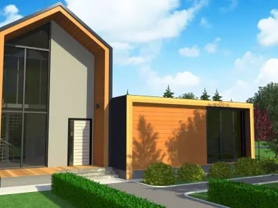 Modern house 3D model