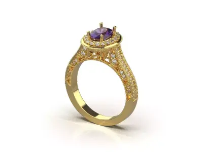 ring code 148 3D print model