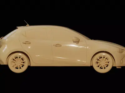 Mazda 2 year 2015 3D print model