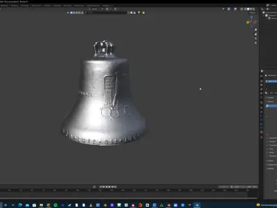  olympic berlin 1936 bell 3D model