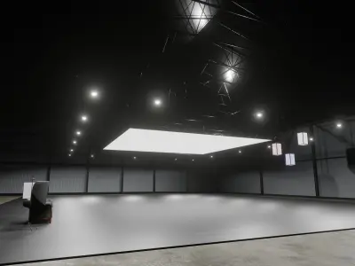 PHOTO STUDIO interior car studio 3D model 3D model