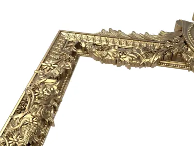 Carved Picture Frame 3D model 26
