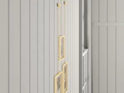 3 Piece Picture Frame Set 3D model