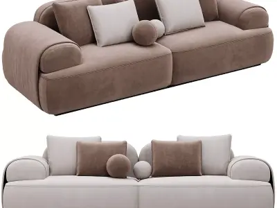 Sofa Beverly 227 By Rivatelierrivatelier 3D model